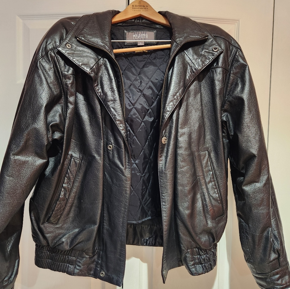 Mens leather jacket